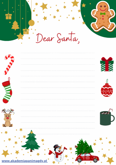 List do Św. Mikołaja (Produkt cyfrowy)