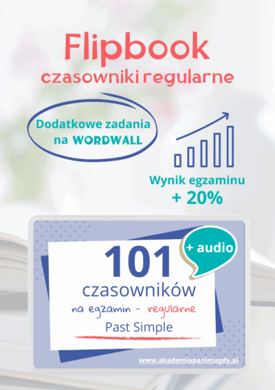 Flipbook 101 czasowników regularnych (Produkt cyfrowy)